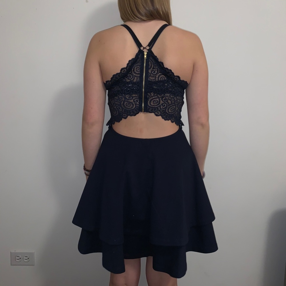 Dark Navy Blue Dress
